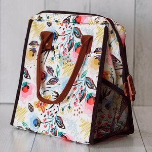 FLORAL COOLER LUNCH BAG